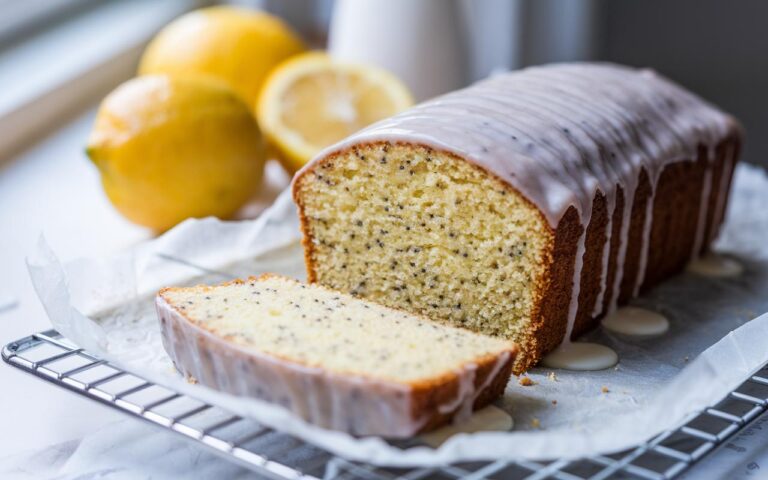 « I miei ospiti non volevano credermi »: questo cake limone-papavero deve la sua morbidezza estrema a un ingrediente cremoso dal frigo!