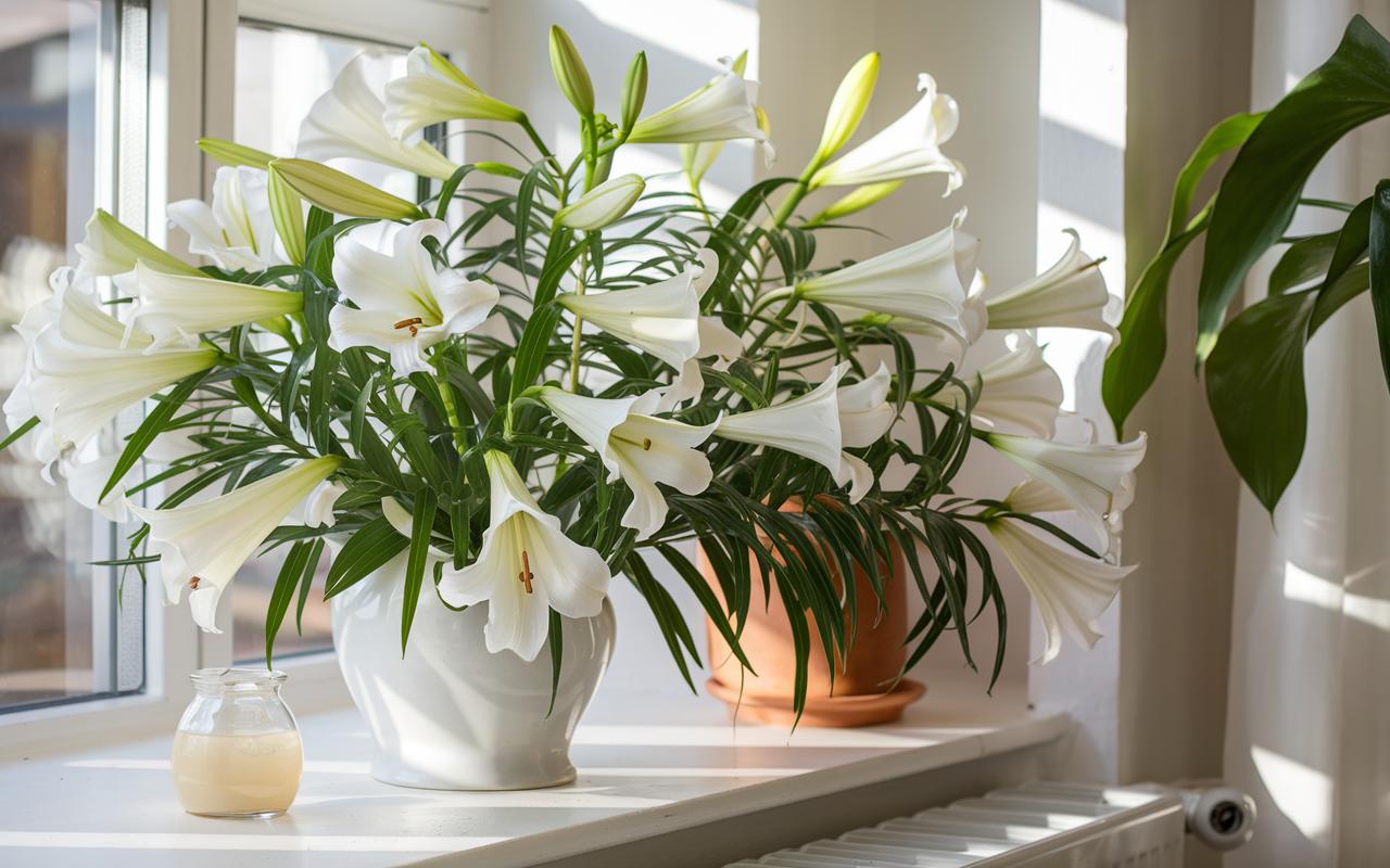 Irrigate i vostri gigli della pace una volta al mese con questi due prodotti da cucina e si copriranno di fiori