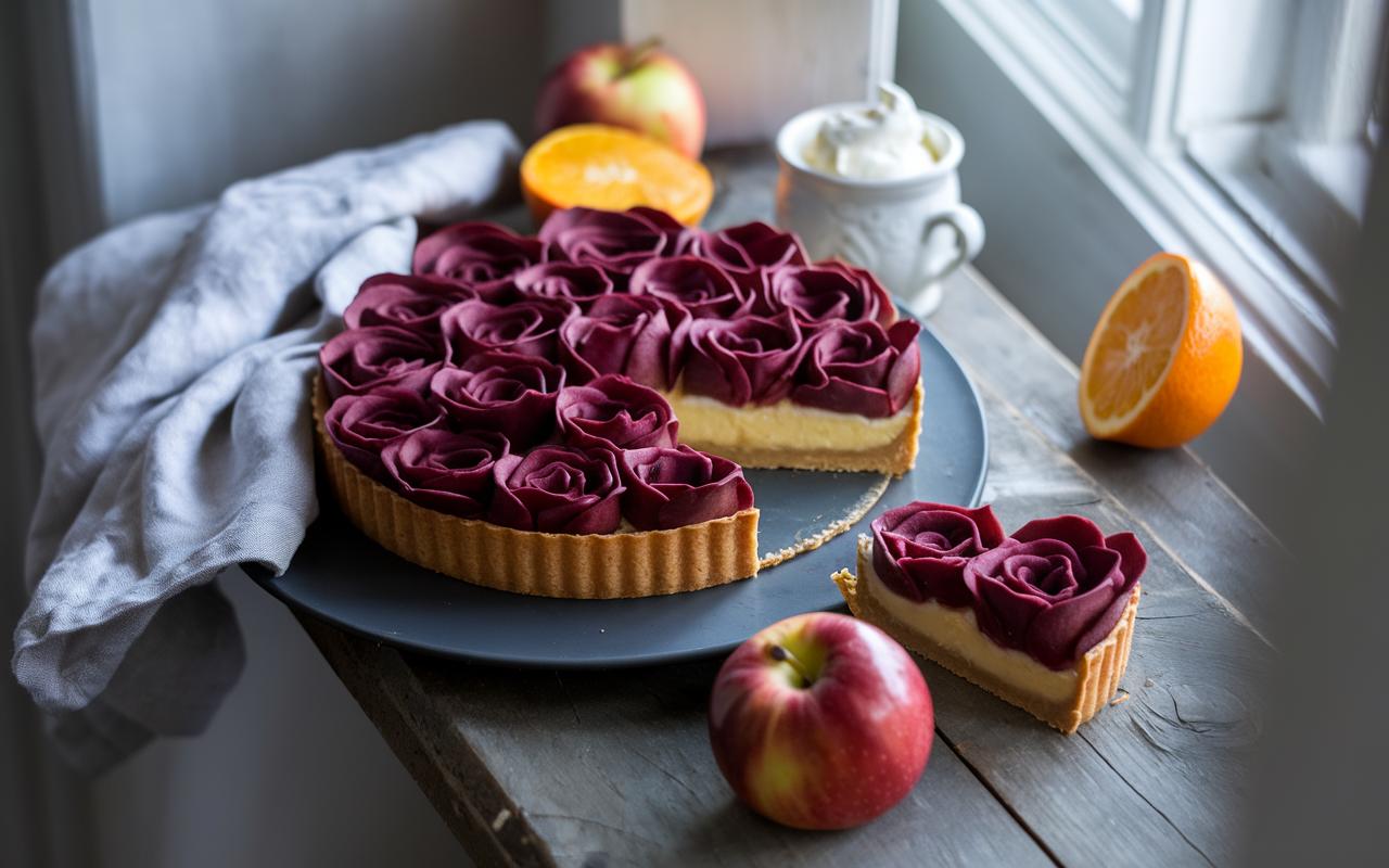 Quattro mele, un colpo di mano ed ecco una torta a forma di bouquet facile per un San Valentino pieno d'amore