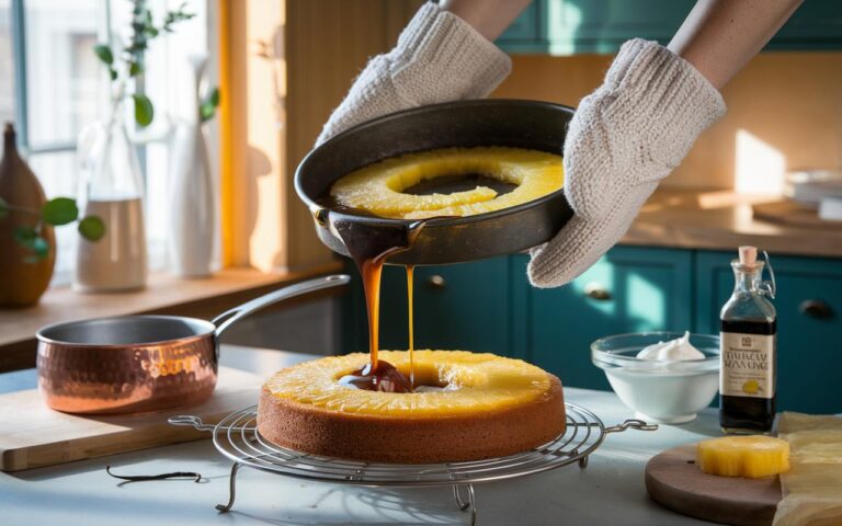 Questo dolce rovesciato all’ananas che rimane dorato e morbido, l’errore che tutti fanno in cucina quando lo sformano