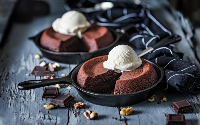 Ricetta tortino al cioccolato fondente e farina di mandorle, senza burro (in padella)
