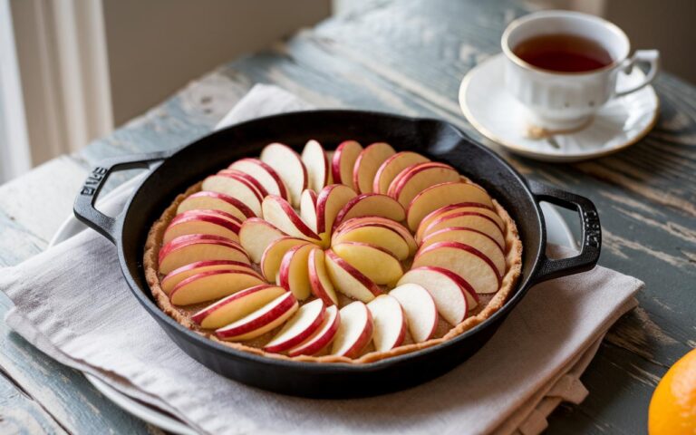 Tre mele sono sufficienti per preparare questa irresistibile torta in padella (senza forno né stoviglie complicate!)