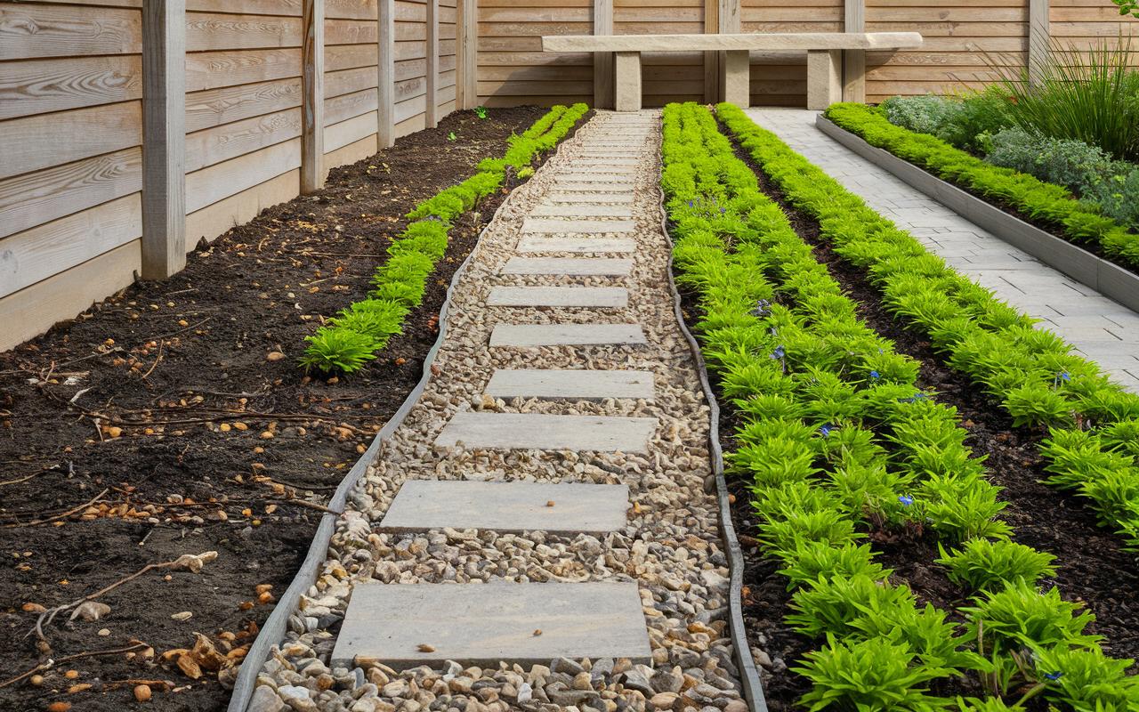 Vialetto giardino triste a fine inverno: questa pianta coprisuolo ferma il 90% delle erbacce con solo 10 piedi