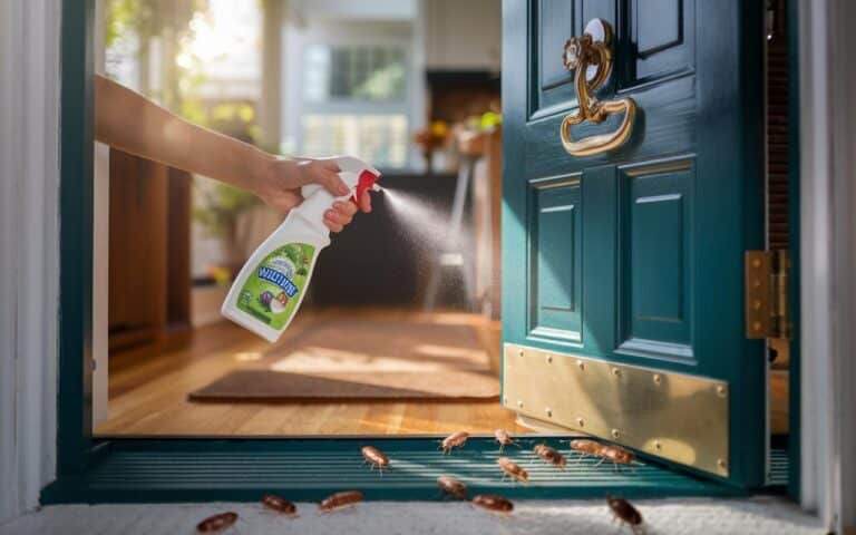 Aceto sulla porta d’ingresso: respinge davvero gli insetti e pulisce le superfici?