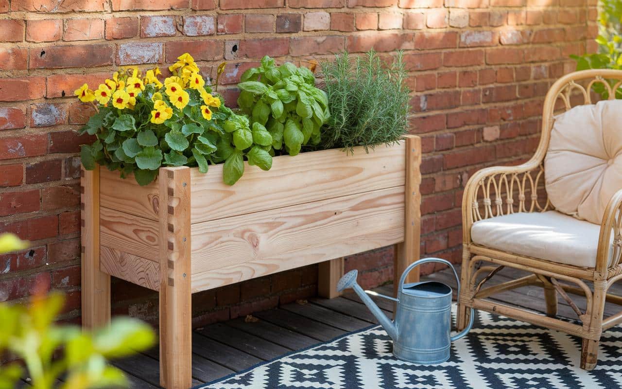 Aldi: la fioriera rialzata in legno a 29,99 € è tornata per i balconi