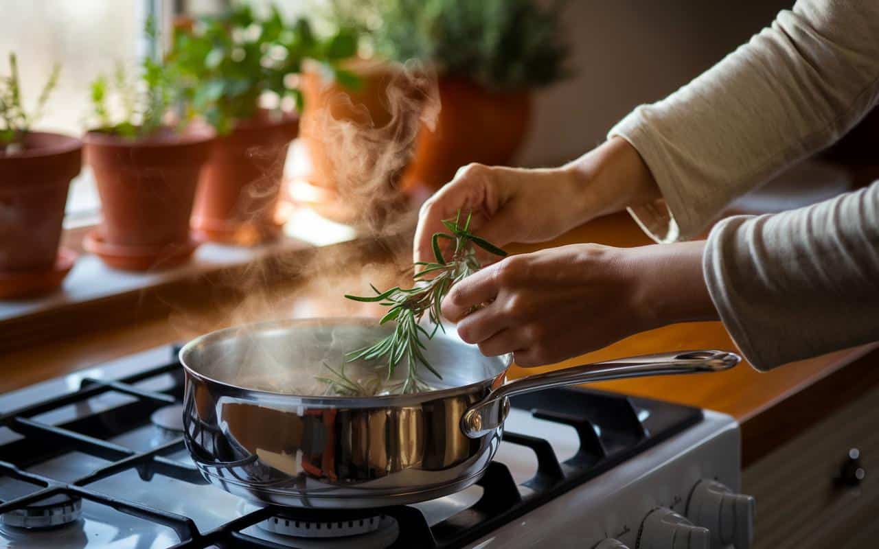 Come far bollire il rosmarino funziona come deodorante naturale per la casa: benefici e metodo