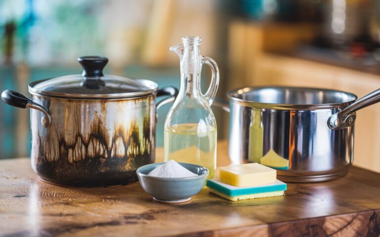 Come pulire le pentole bruciate con bicarbonato di sodio e aceto — il metodo più economico che funziona davvero