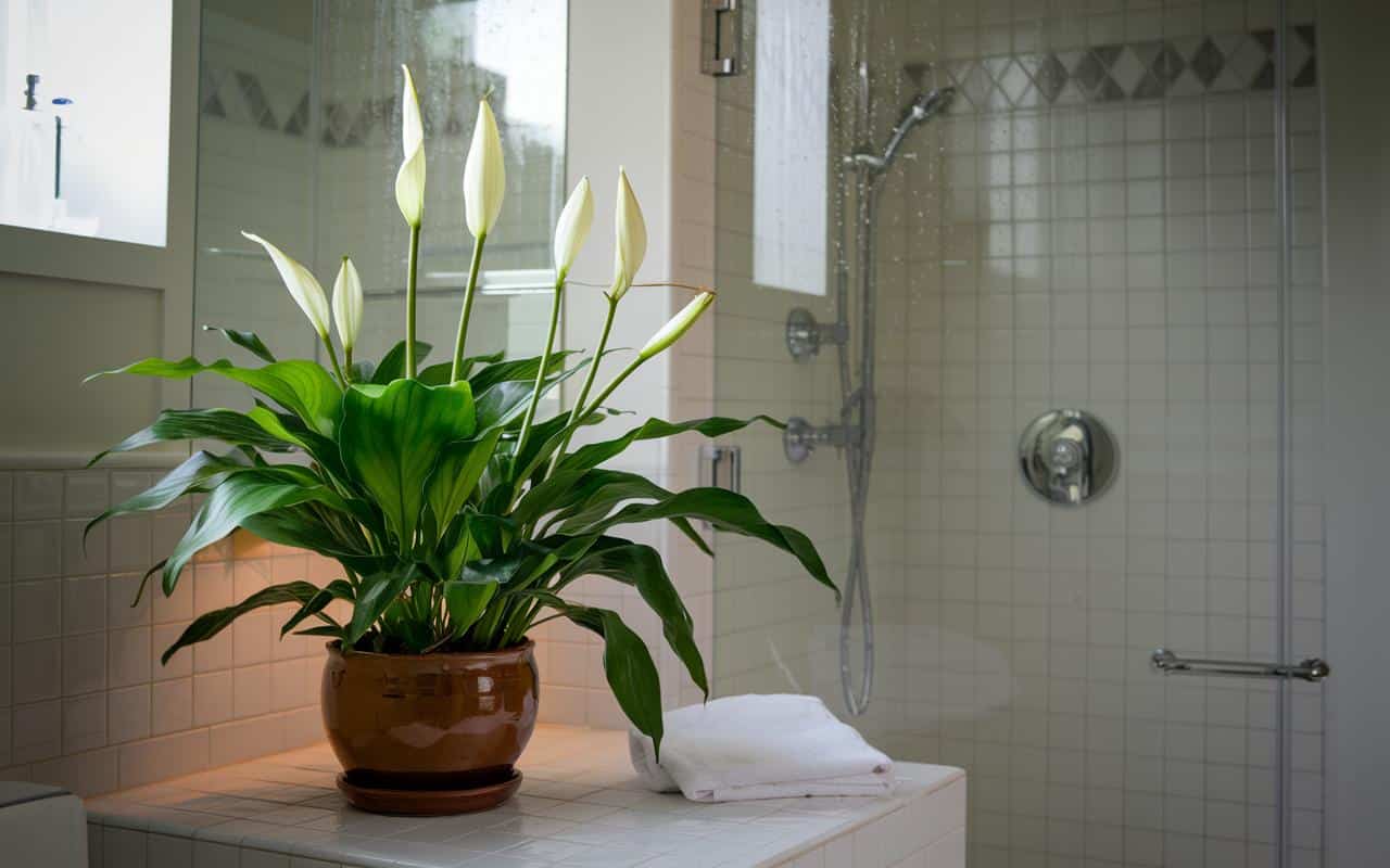 Le migliori piante assorbiumidità che prevengono la muffa in bagno, secondo i botanici