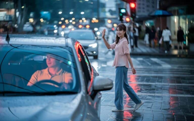 Perché alcune persone ringraziano le auto quando attraversano la strada: cosa dicono gli psicologi sui riflessi sociali