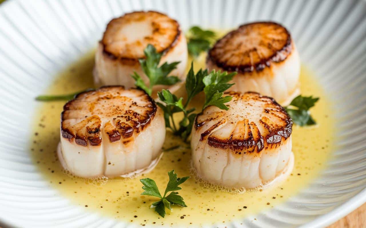 Ricetta delle capesante scottate in padella: croccanti fuori, burrose dentro in 10 minuti