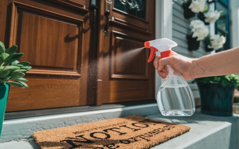 Spruzzare aceto sulla porta d’ingresso respinge davvero gli insetti? Cosa dicono gli esperti